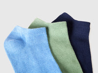 Three pairs of plain short socks - ucb_image_DS1