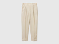 100% linen cigarette trousers - ucb_image_FS