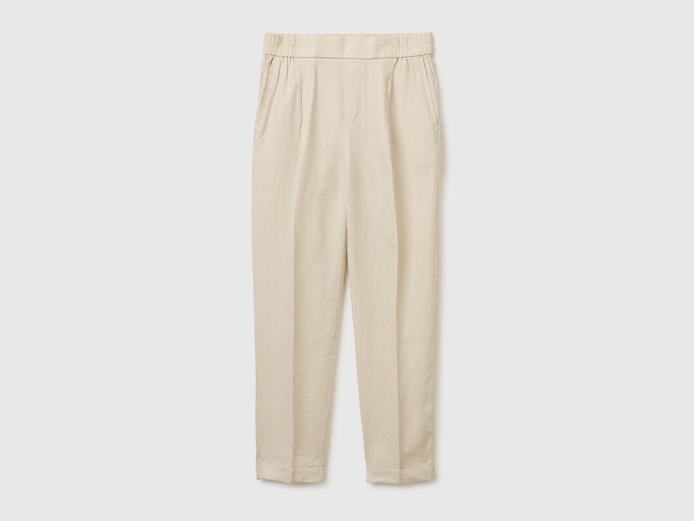 100% linen cigarette trousers - ucb_image_FS