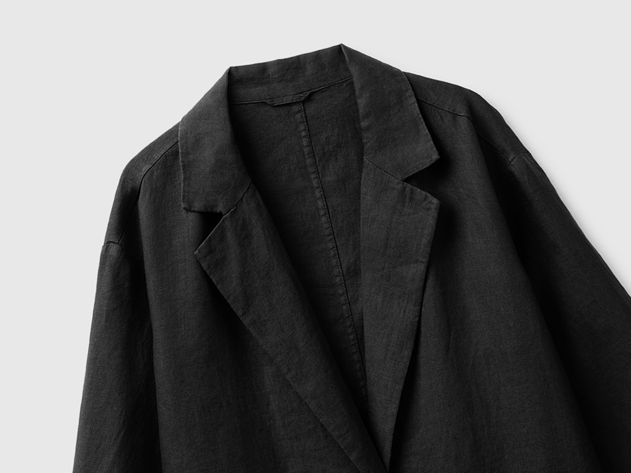 100% linen single-breasted blazer - ucb_image_FY