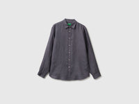 Grey shirt in pure linen - ucb_image_FS