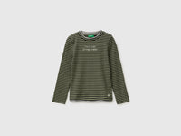 T-shirt com canelado riscado e bordado - ucb_image_FS