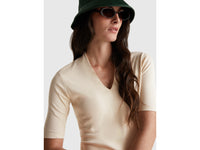 T-shirt slim fit em algodão de fibra longa - ucb_image_FY
