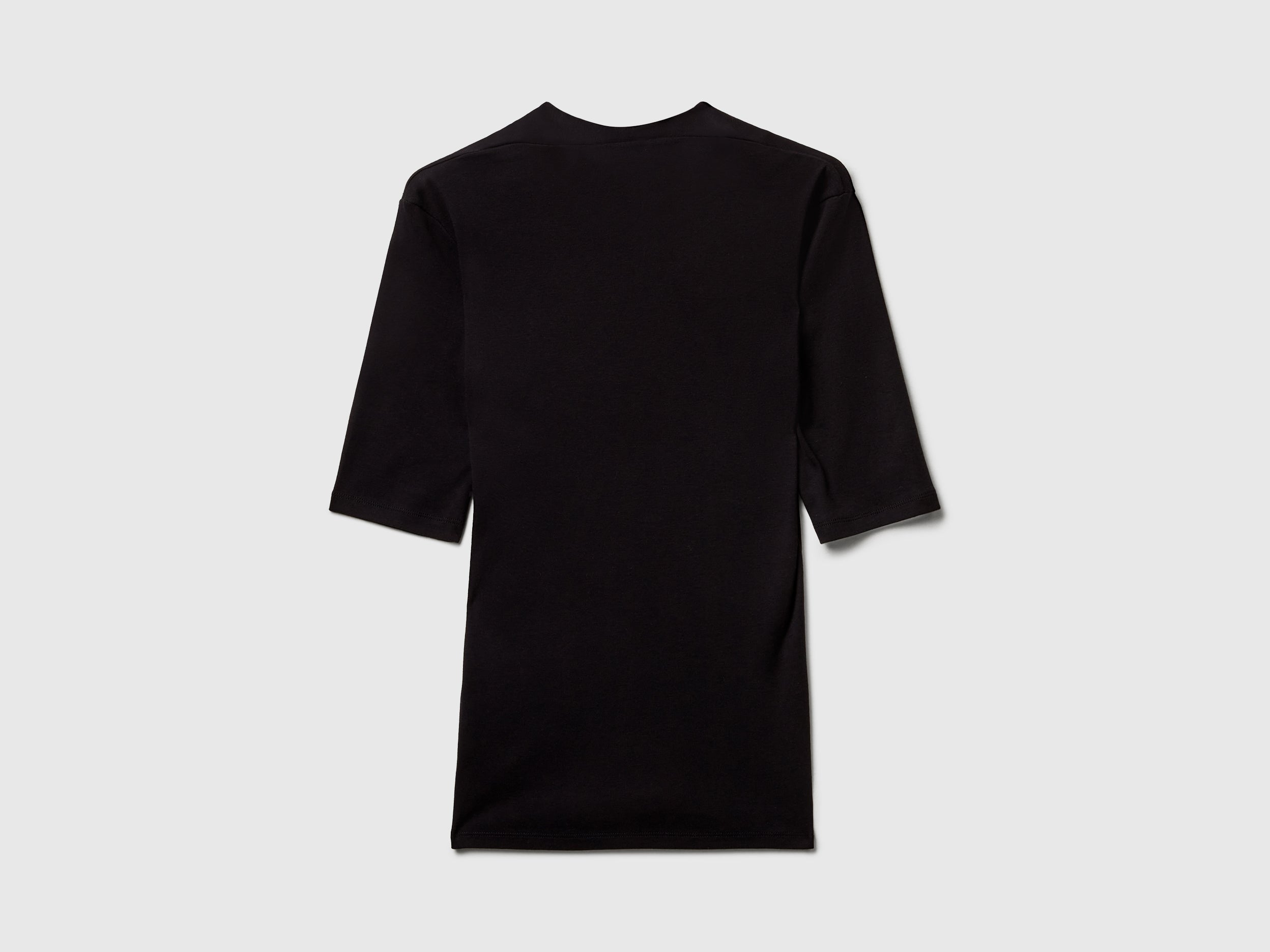 T-shirt slim fit em algodão de fibra longa - ucb_image_BS
