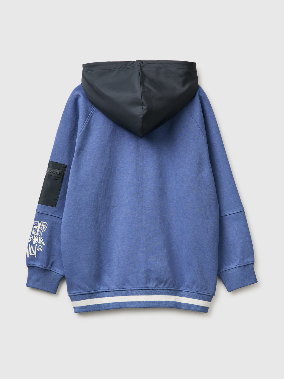 Open sweatshirt with nylon inserts - ucb_image_BS