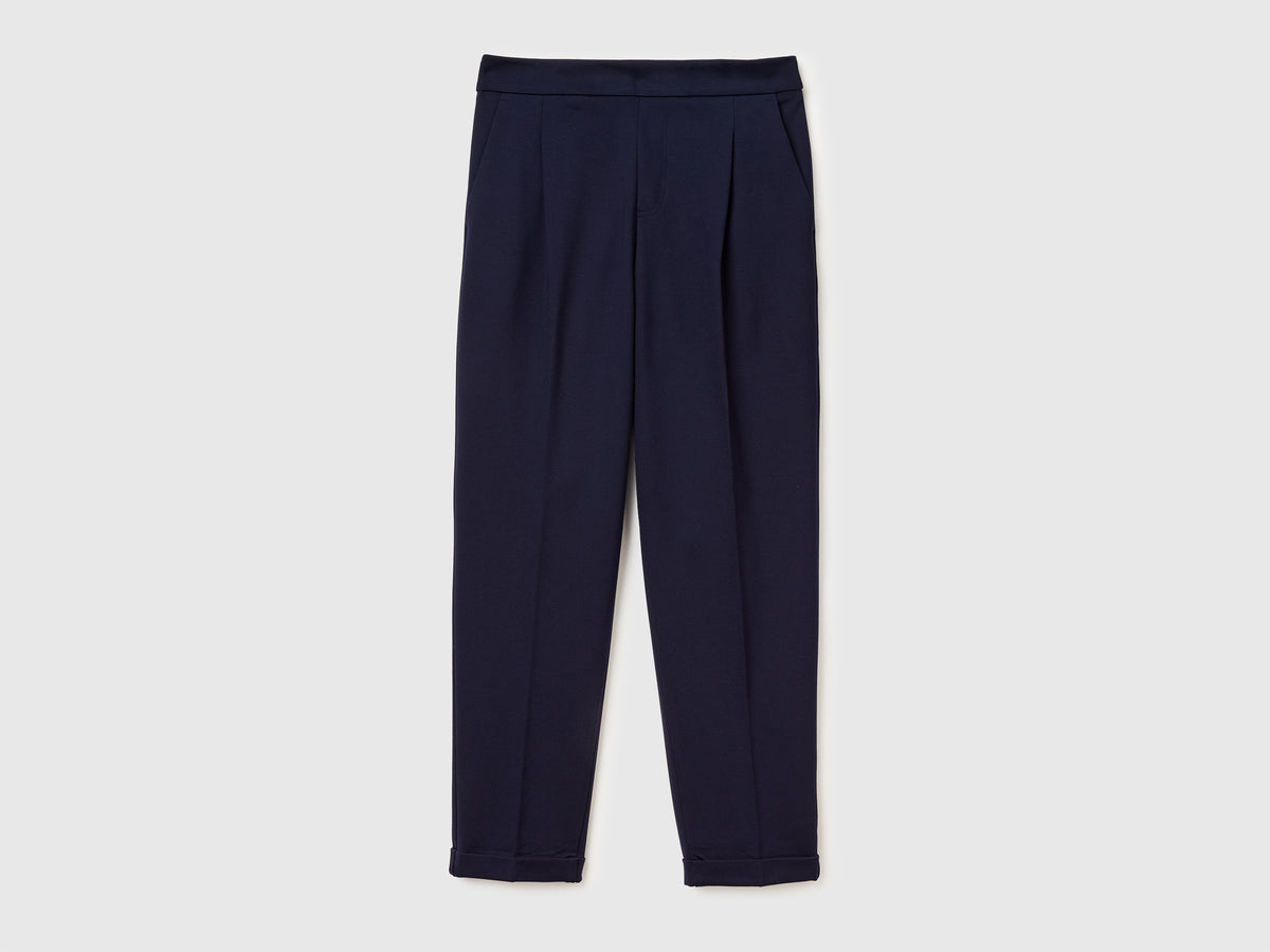 Regular fit trousers with crease - ucb_image_FS