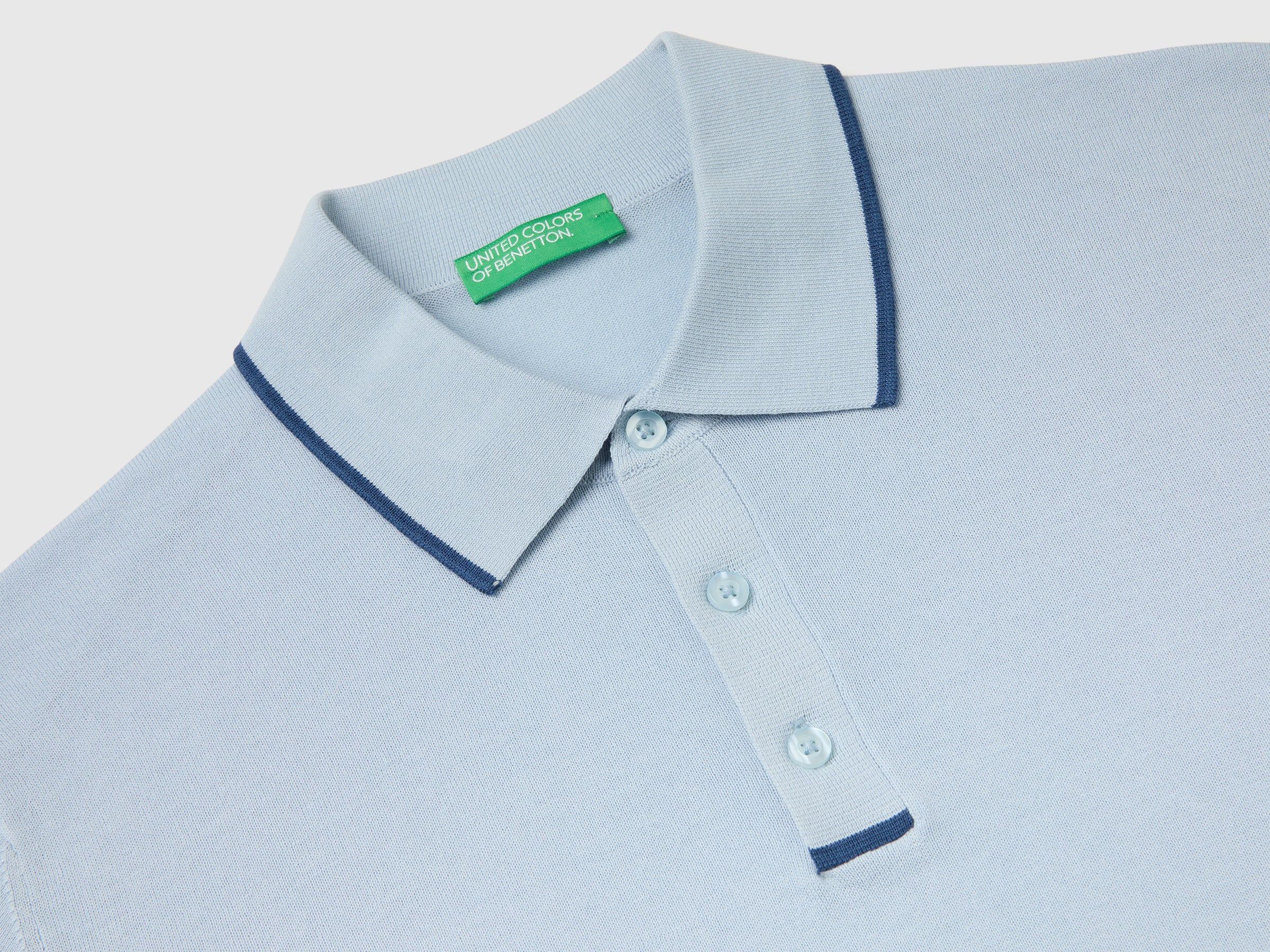 100% cotton knitted polo shirt - ucb_image_DS1