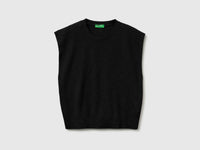 Sleeveless linen blend sweater - ucb_image_FS