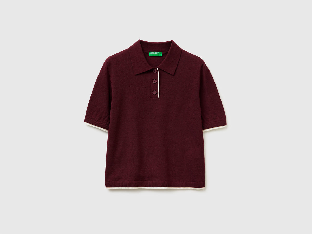 Camisola polo 100% lã Merino - ucb_image_FS