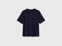 T-shirt with embroidered writing - ucb_image_BS