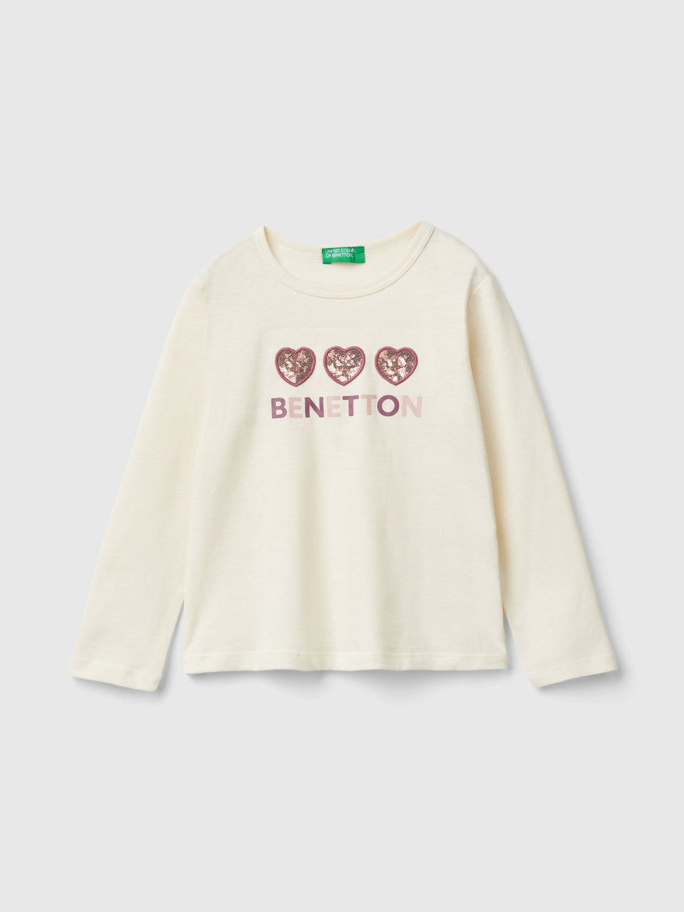 T-shirt com estampa e lantejoulas - ucb_image_FS