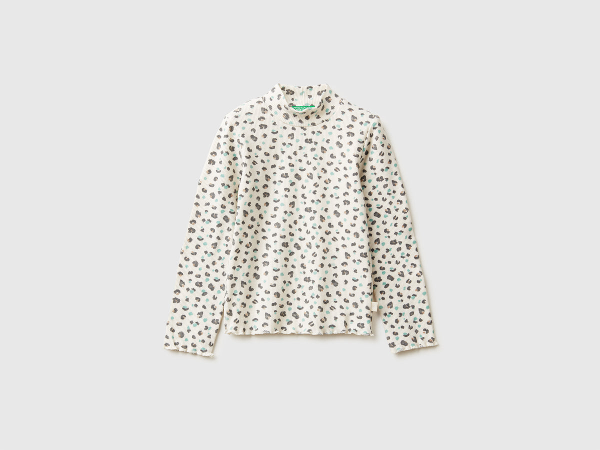 T-shirt slim fit com estampa animal - ucb_image_FS