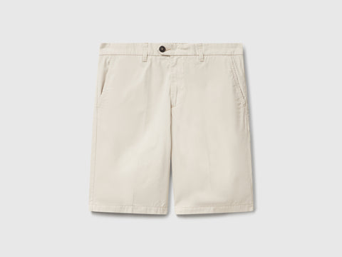 Lightweight cotton chino Bermuda shorts - ucb_image_FS