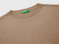 Crew neck sweater in cotton and wool - ucb_image_DS1