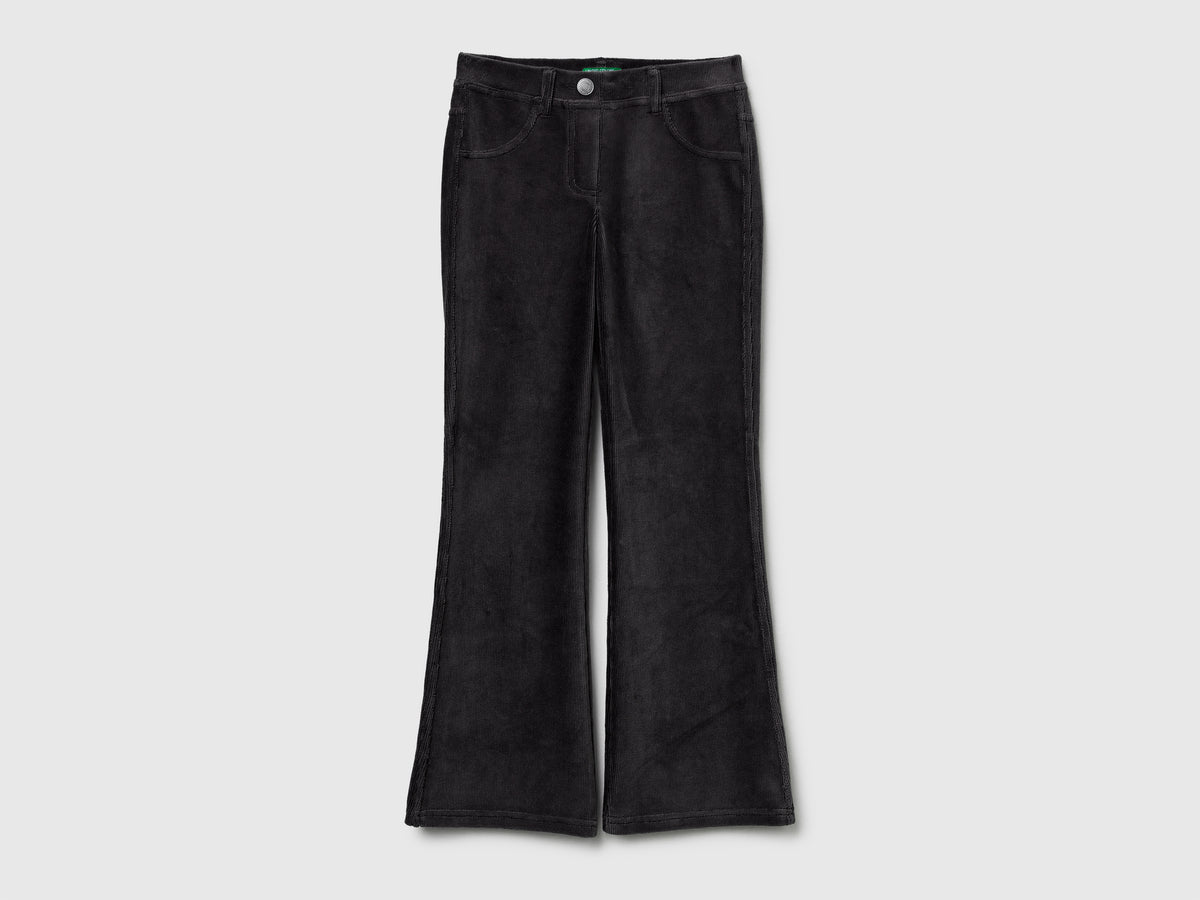 Jeggings boca-de-sino em chenille stretch - ucb_image_FS