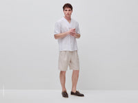 Camisa decote em V em linho puro - ucb_image_FY