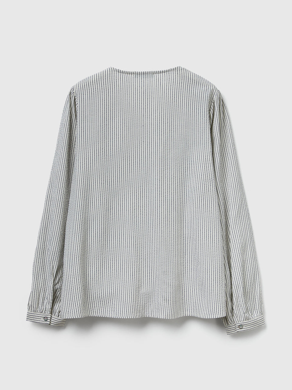 Camisa às riscas com decote em V - ucb_image_BS