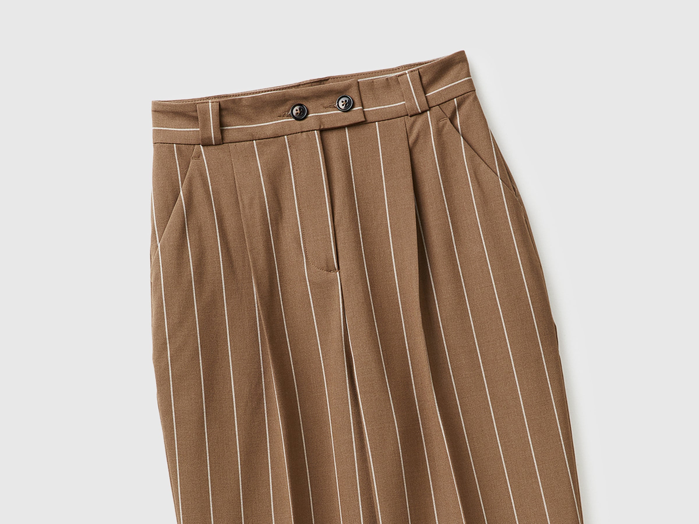 Carrot-fit pinstriped trousers - ucb_image_DS1