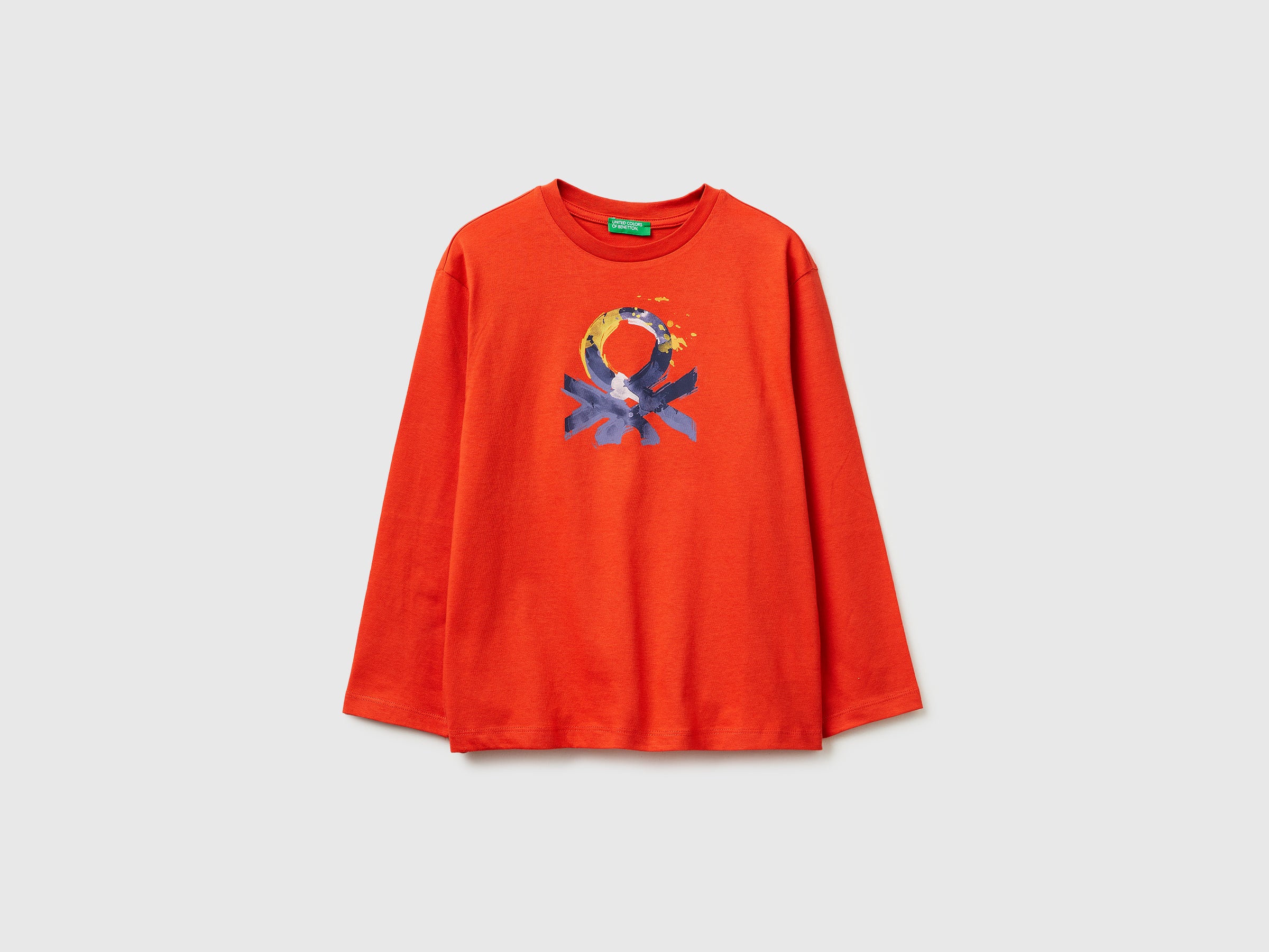 T-shirt in organic cotton with logo print - ucb_image_FS