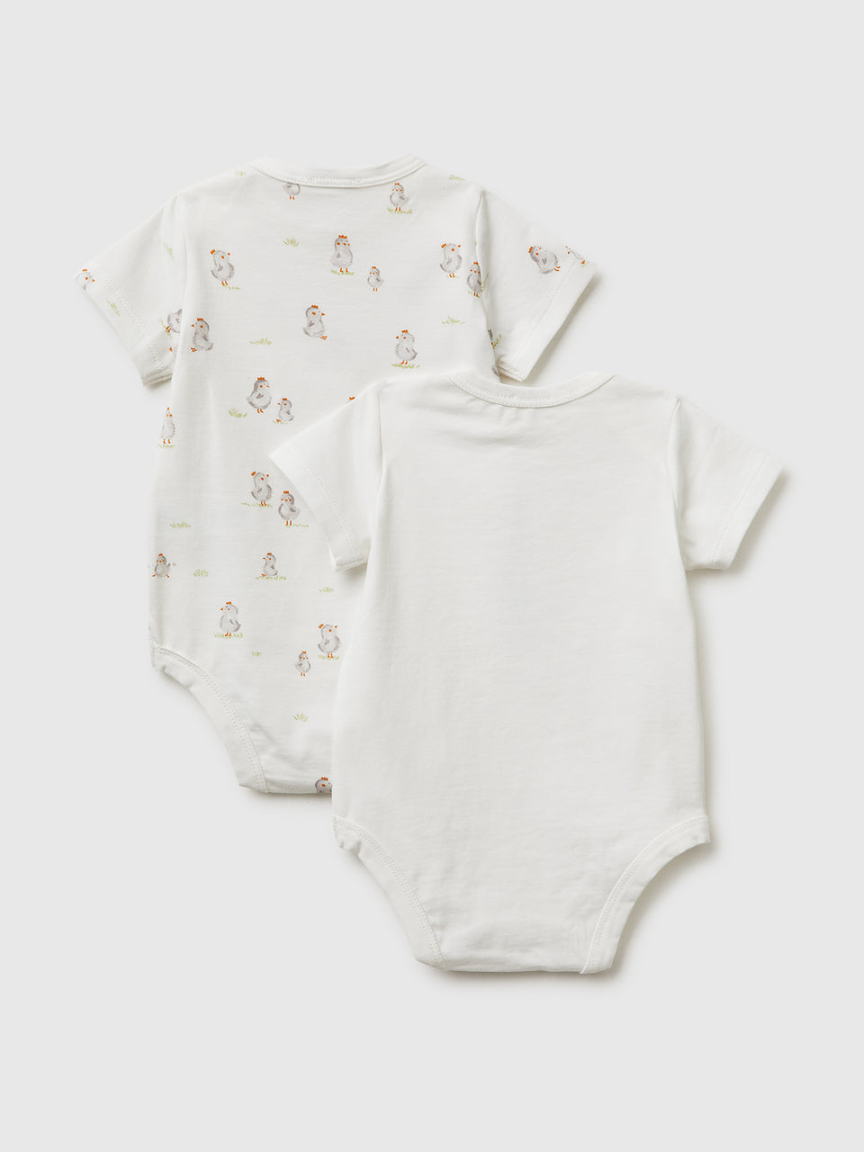 Two bodysuits in stretch organic cotton - ucb_image_BS