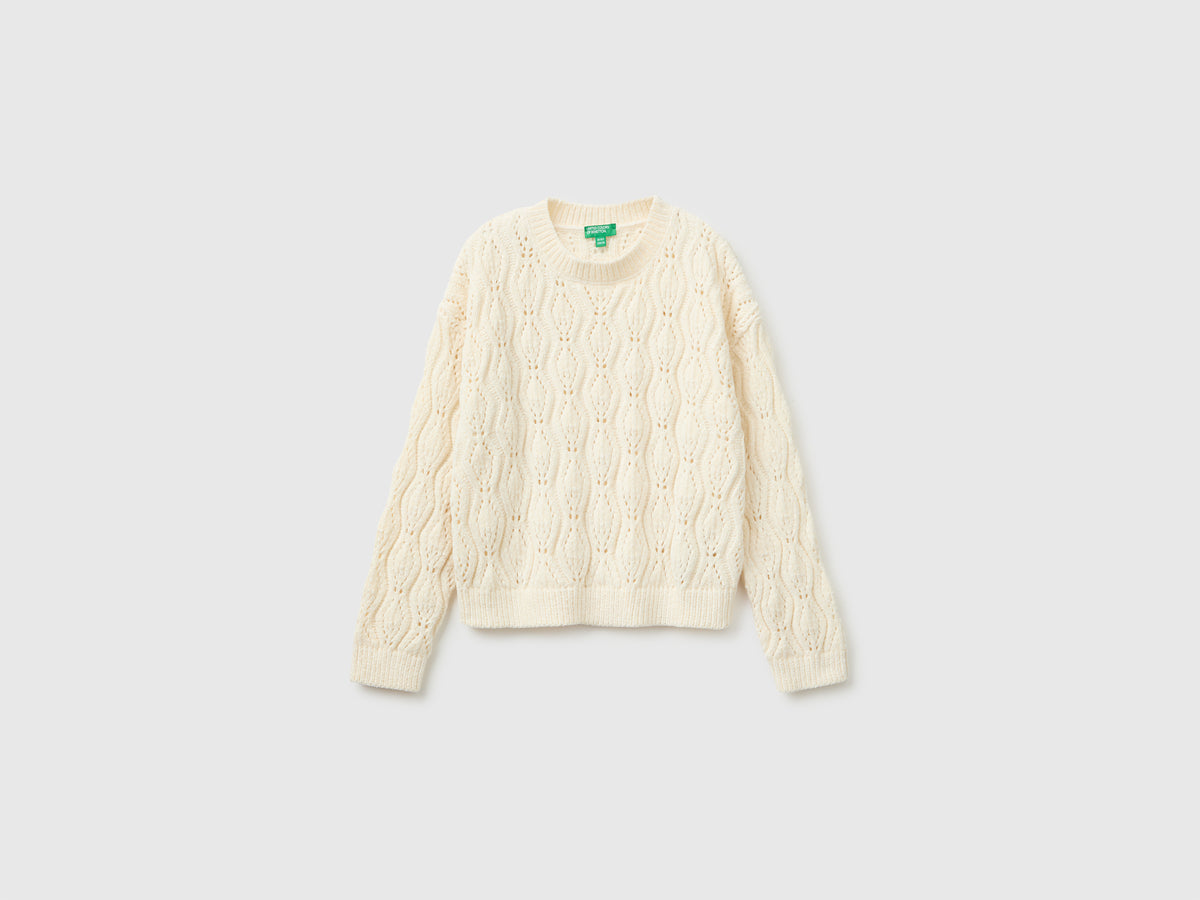 Camisola de gola redonda em chenille - ucb_image_FS