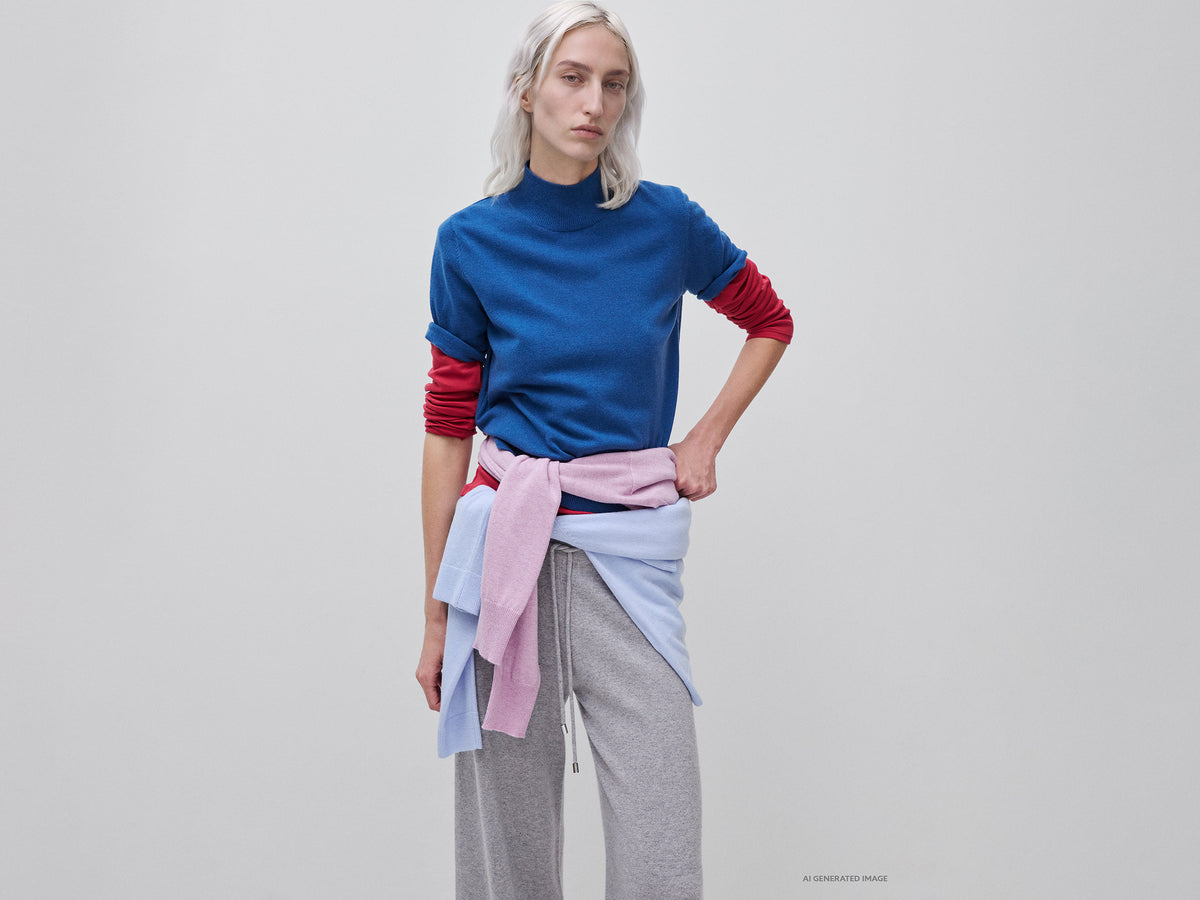 Camisola de gola alta com manga curta - ucb_image_F
