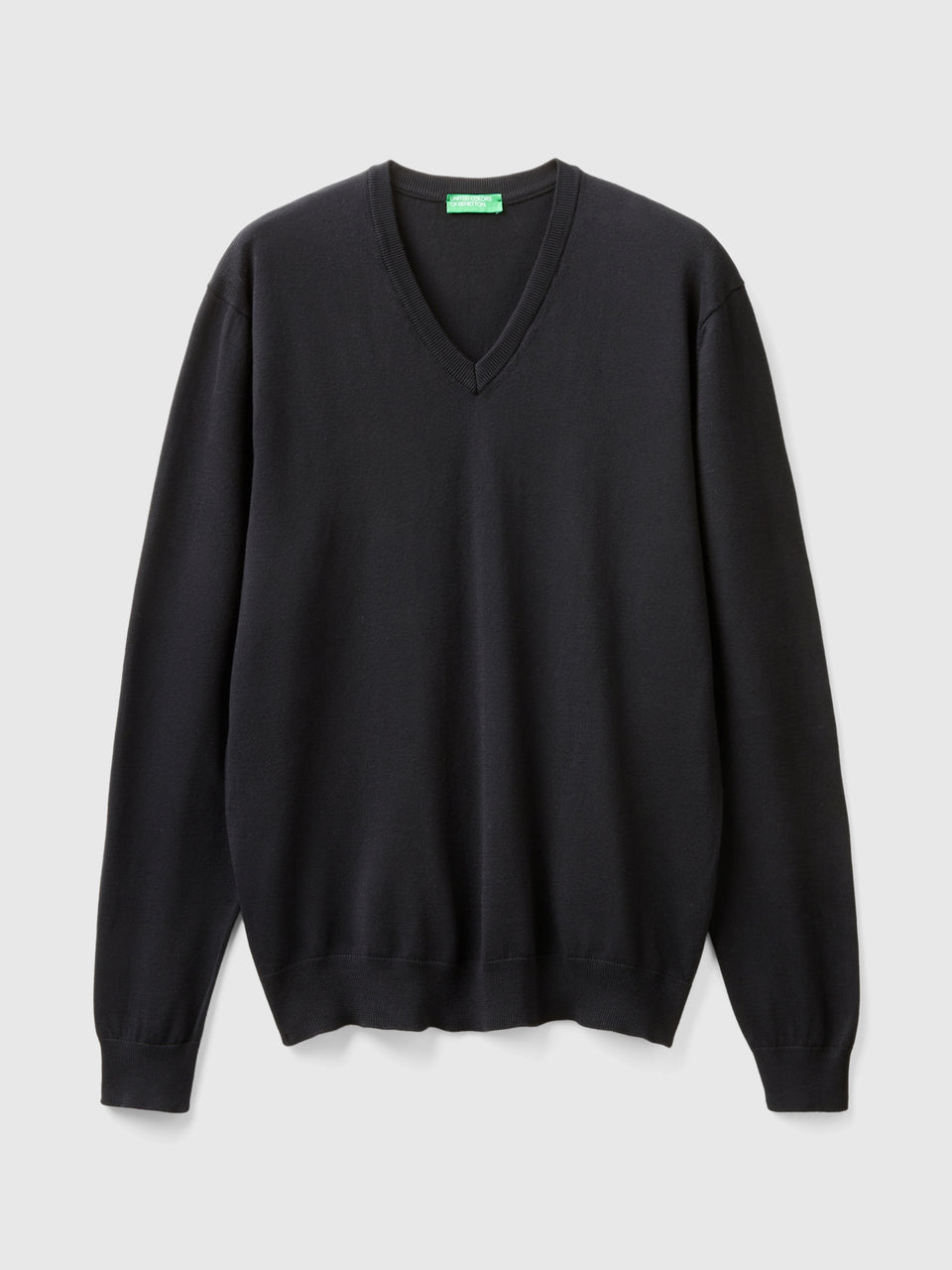 Camisola em algodão puro com decote em V - ucb_image_FS
