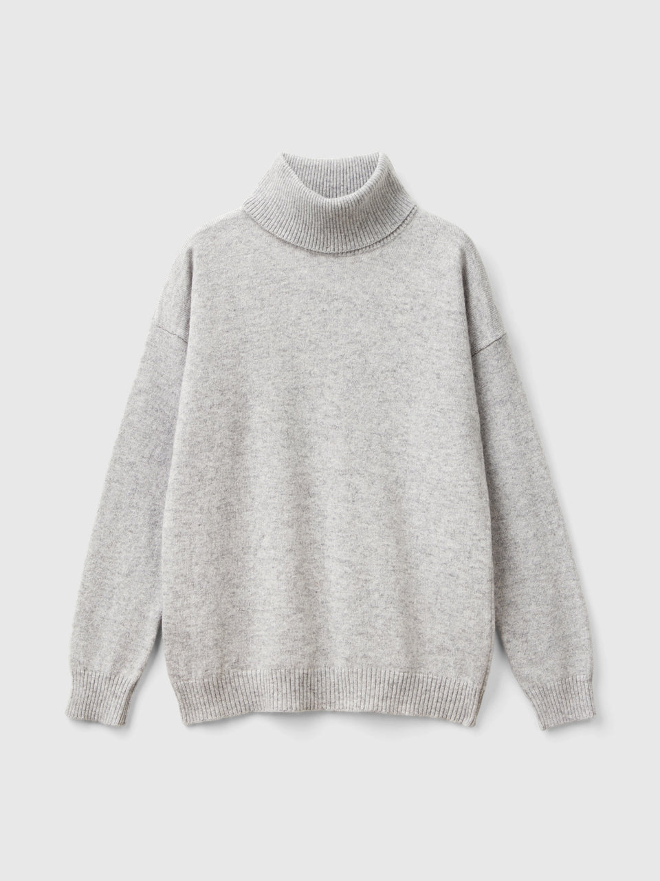 Camisola de gola alta em mistura de lã e caxemira - ucb_image_FS