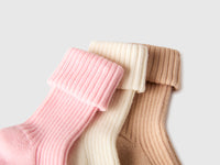 Three pairs of ribbed socks - ucb_image_DS1