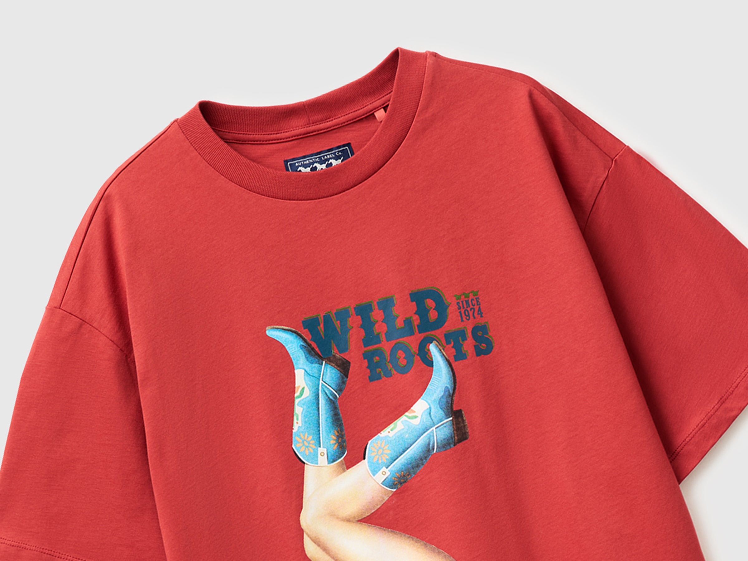 Western print T-shirt - ucb_image_DS1
