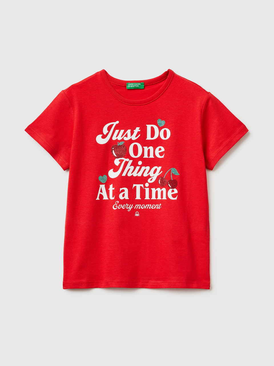 T-shirt with print and glitter - ucb_image_FS