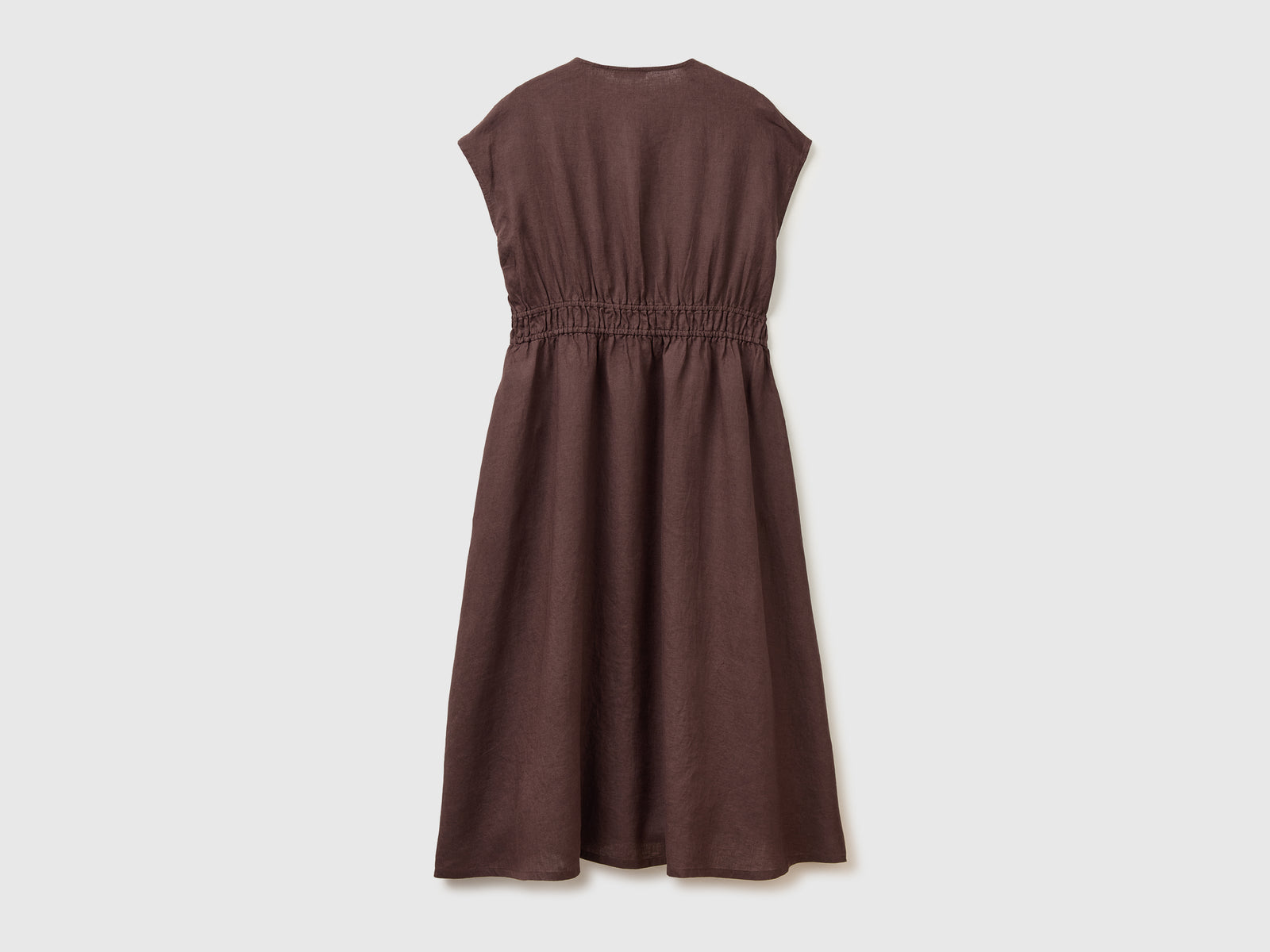Flared dress in pure linen - ucb_image_BS