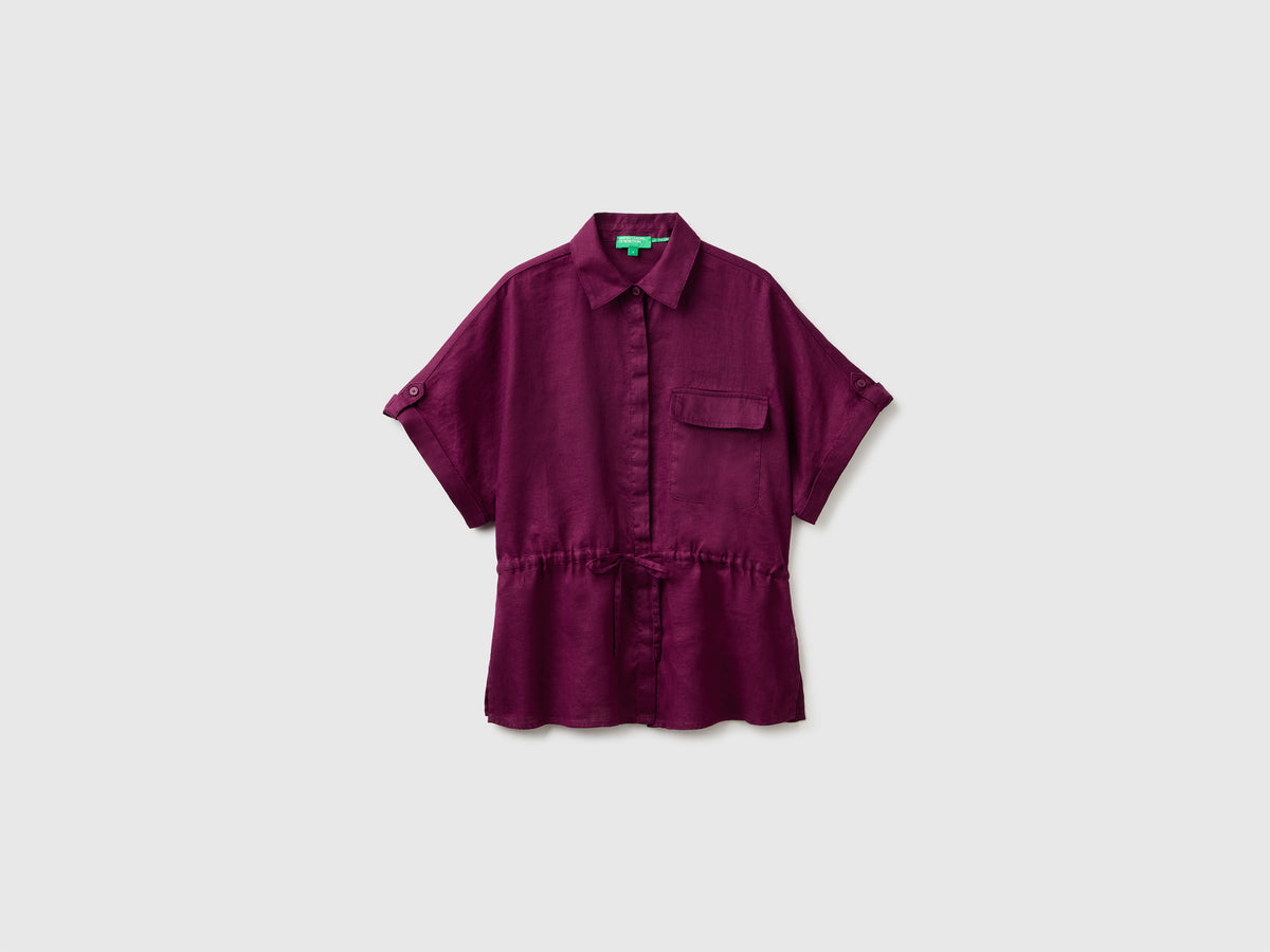 Camisa sahariana em linho puro - ucb_image_FS