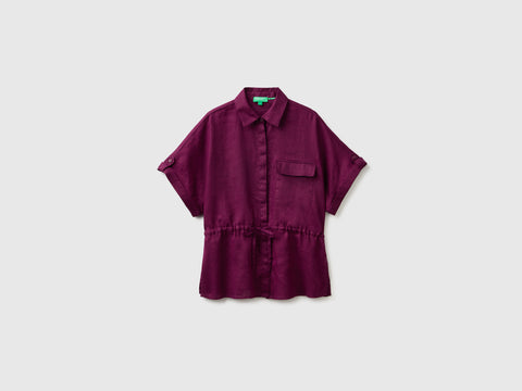 Camisa sahariana em linho puro - ucb_image_FS