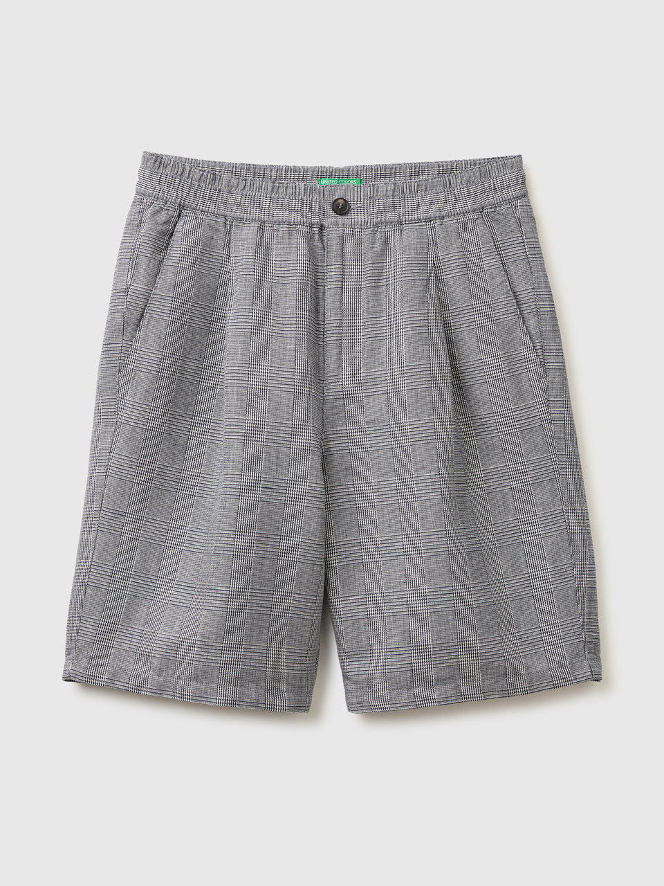 Regular fit Bermuda shorts in linen blend - ucb_image_FS