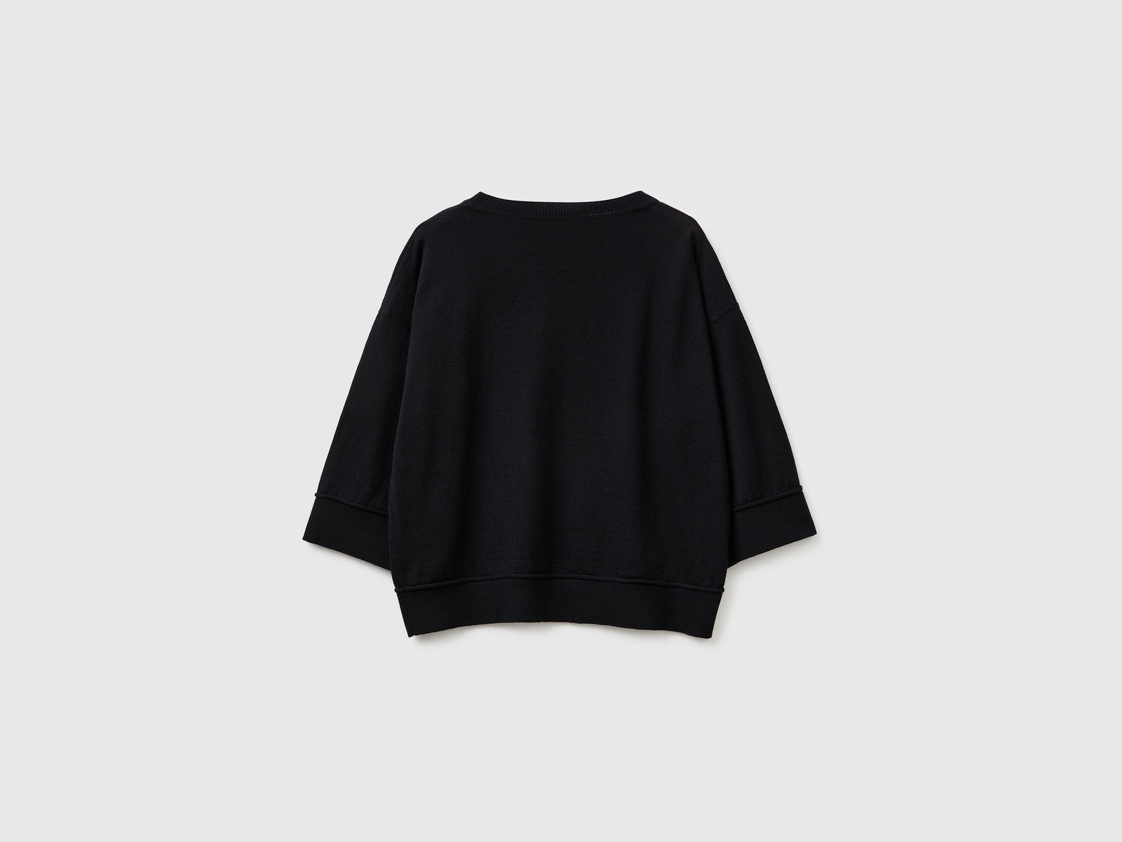 Crew neck sweater in cotton and wool - ucb_image_BS