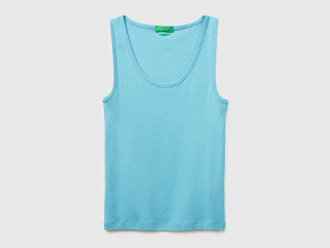 Slim fit ribbed tank top - ucb_image_FS