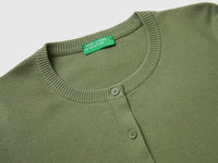 Cardigã verde-oliva em algodão tricot - ucb_image_DS1