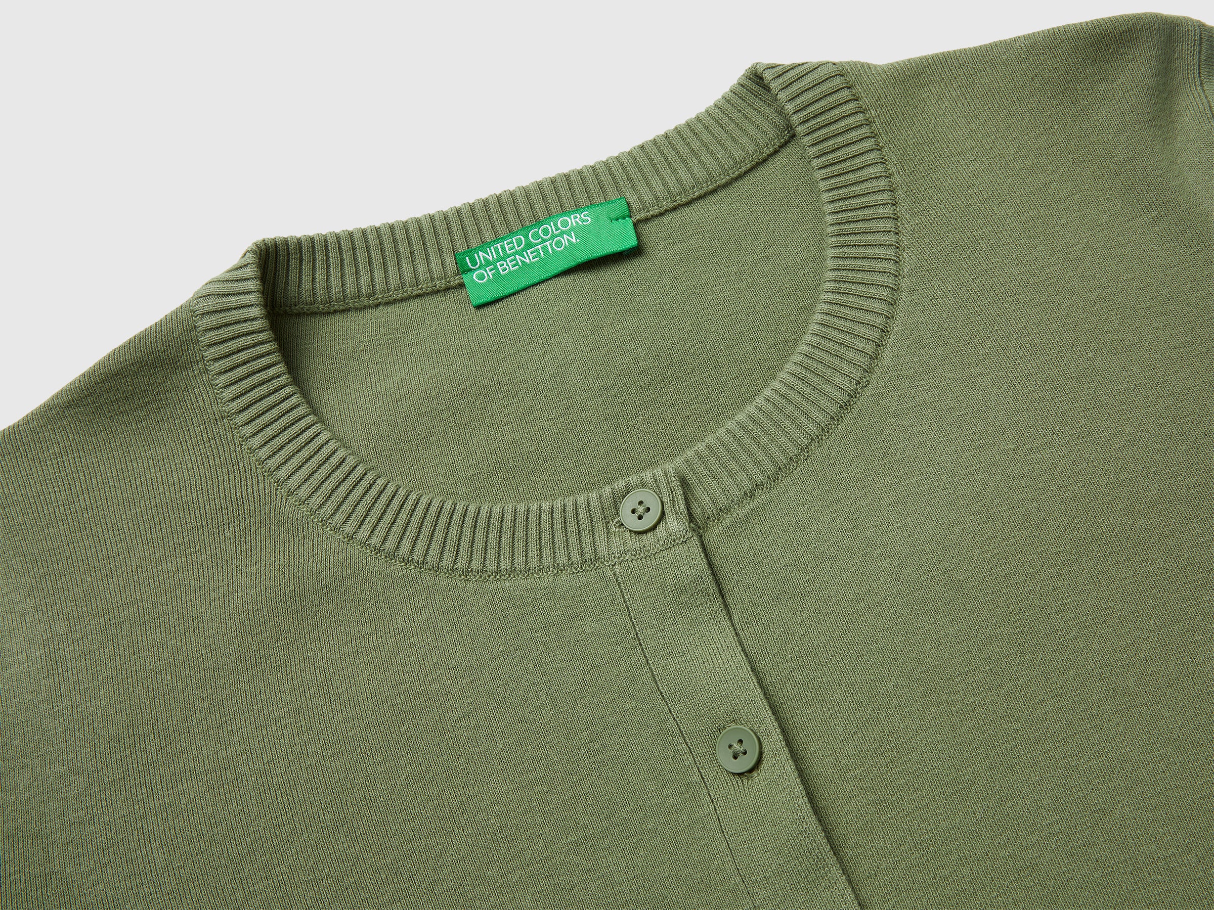 Cardigã verde-oliva em algodão tricot - ucb_image_DS1