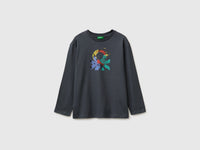 T-shirt in organic cotton with logo print - ucb_image_FS