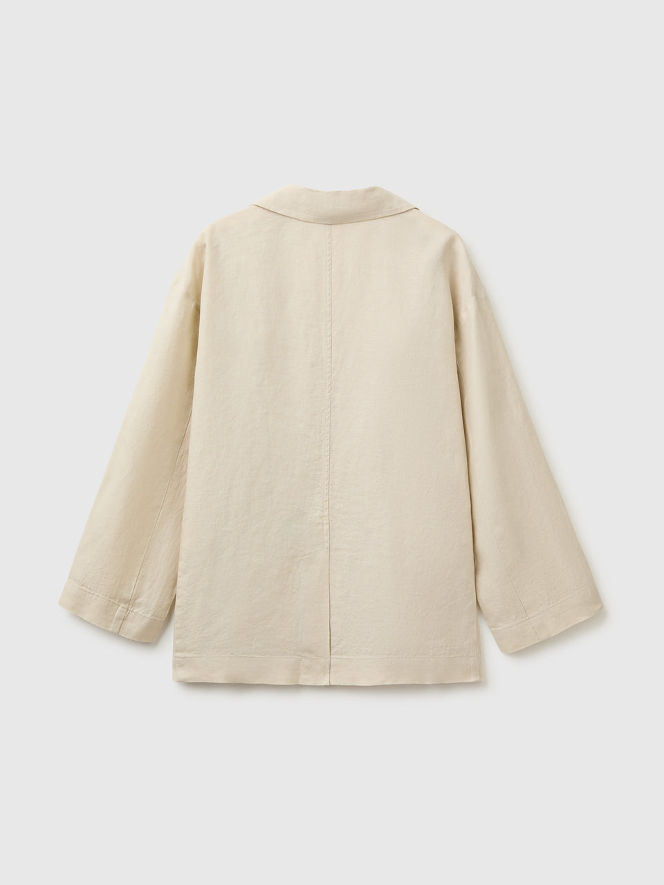 Blazer de abotoadura simples em 100% linho - ucb_image_BS