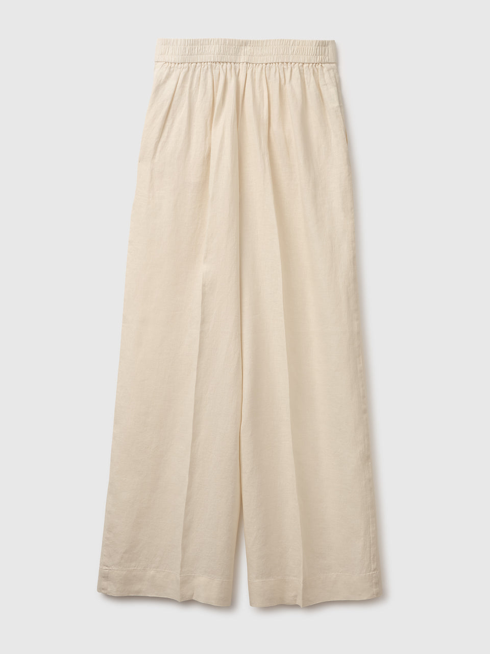 Palazzo trousers in 100% linen - ucb_image_BS