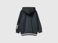 Open sweatshirt with nylon inserts - ucb_image_BS
