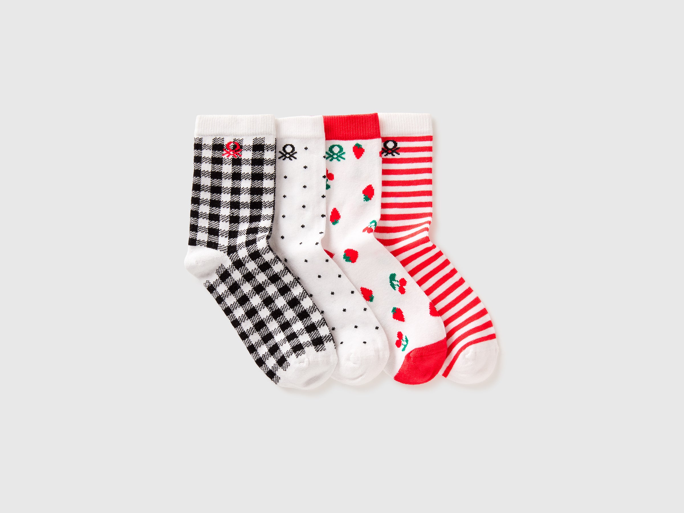 Four pairs of patterned socks - ucb_image_FS