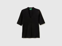 T-shirt slim fit em algodão de fibra longa - ucb_image_FS