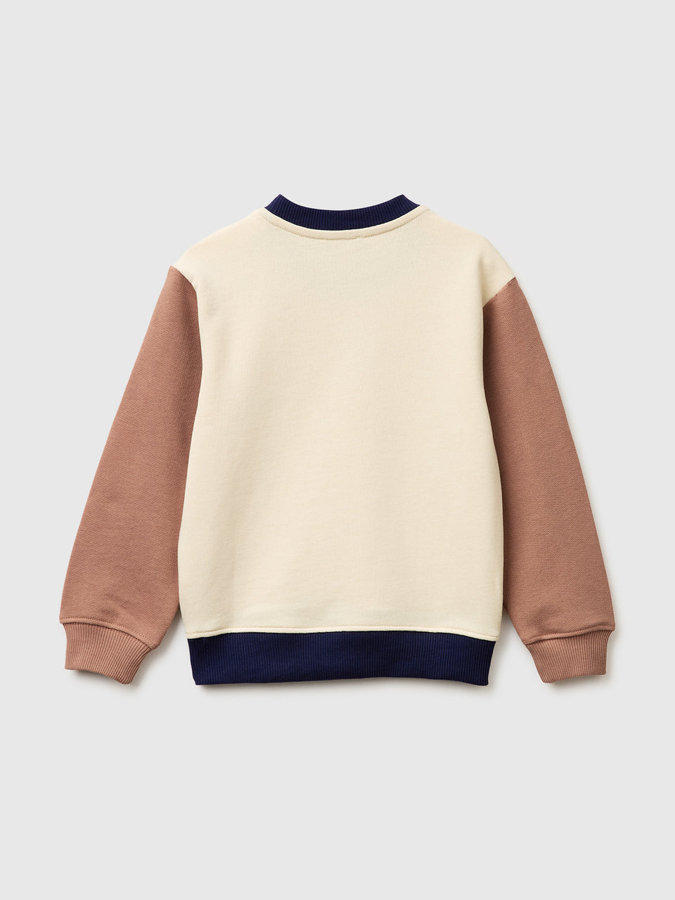 Organic cotton sweatshirt with logo print - ucb_image_BS