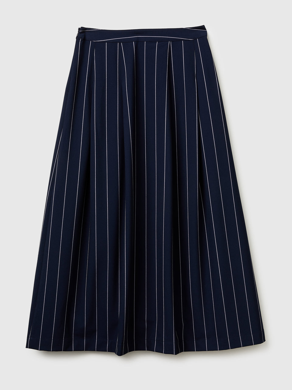 Pinstriped skirt with slit - ucb_image_BS