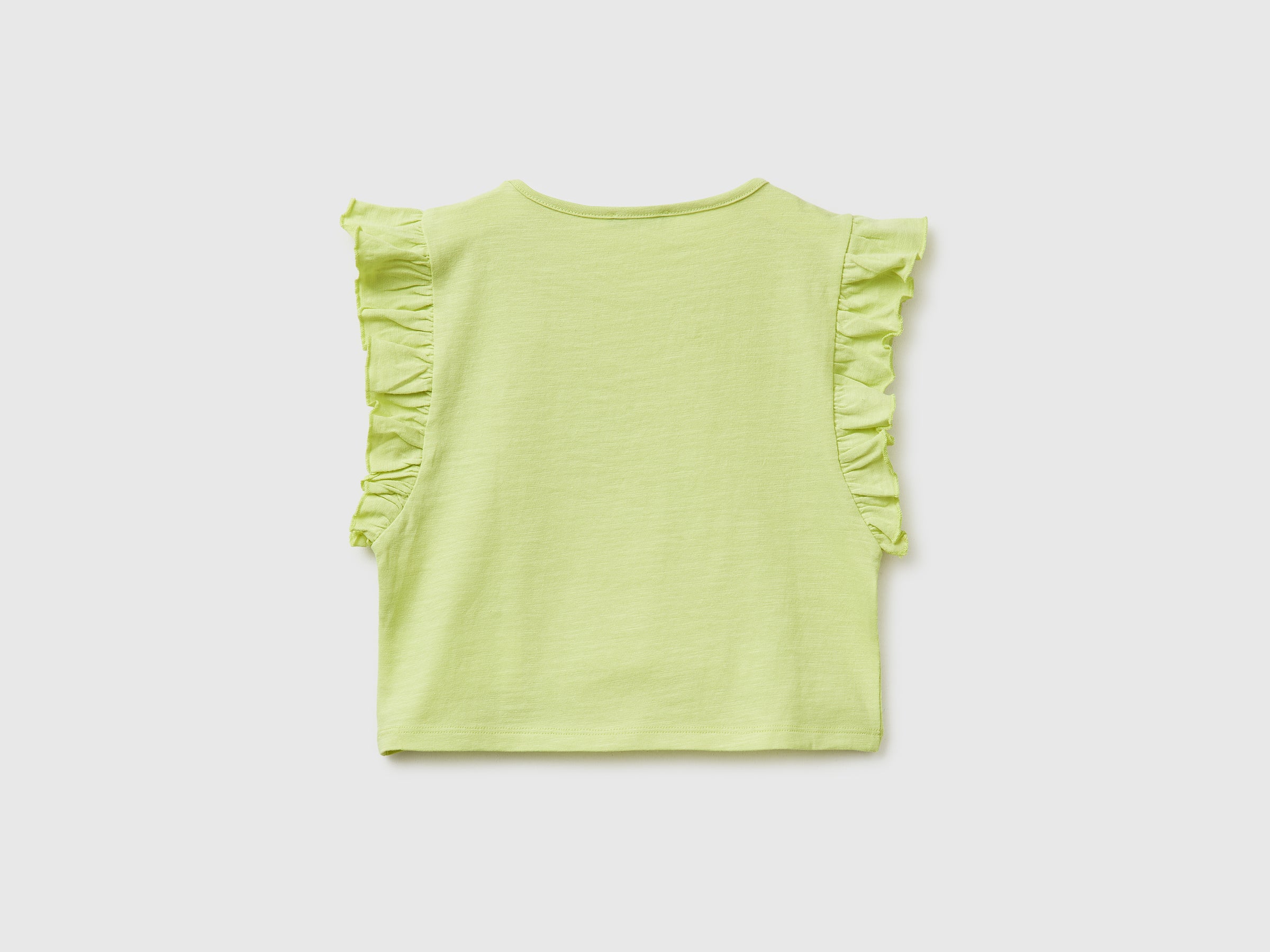 Cropped T-shirt with print and embroidery - ucb_image_BS