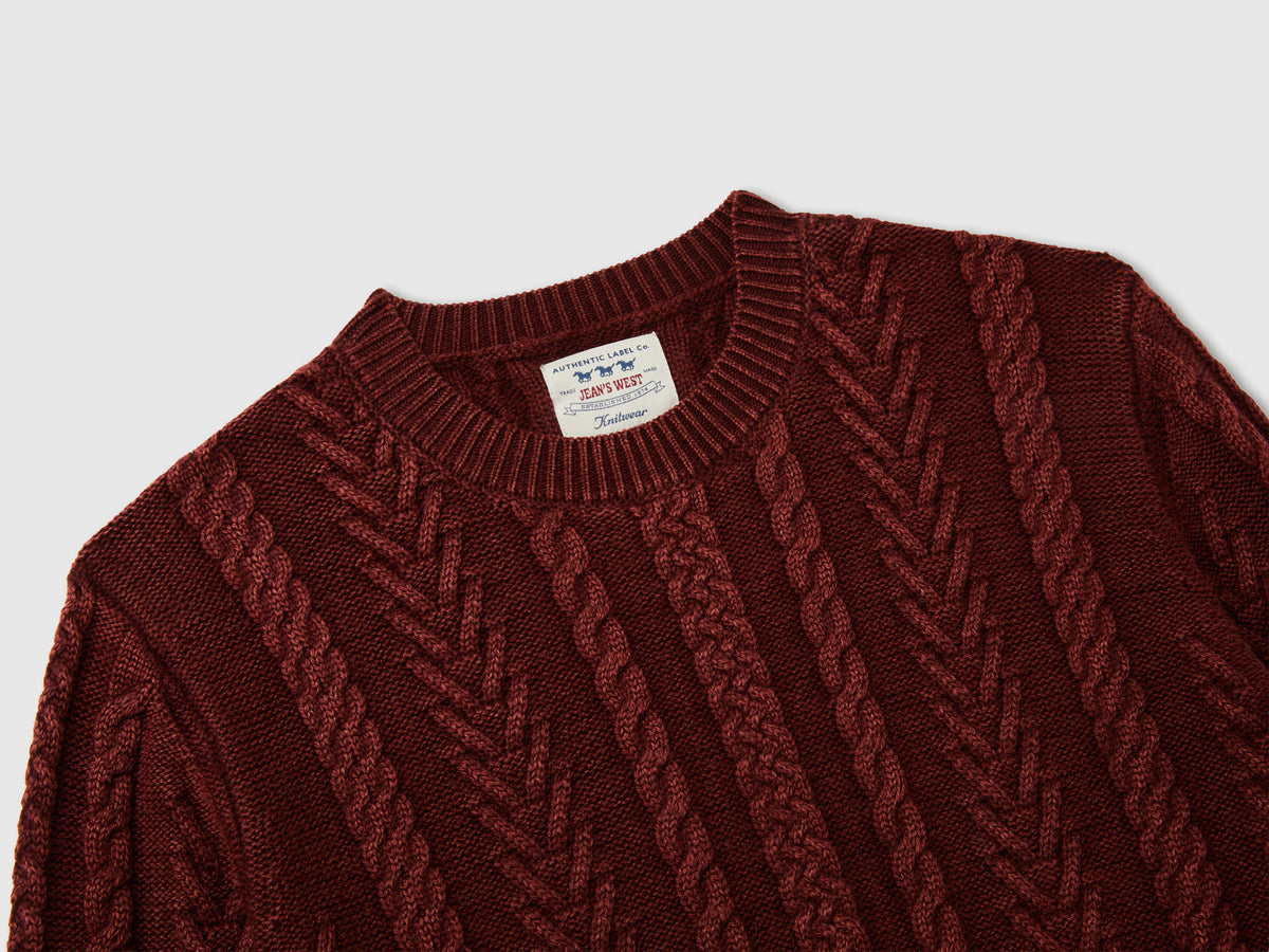 Camisola com tranças 100% lã - ucb_image_DS1