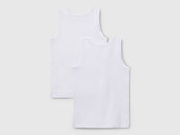 Duas t-shirts sem mangas em algodão orgânico stretch - ucb_image_BS
